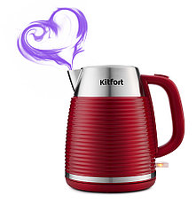 Чайник Kitfort KT-695-2 красный, фото 2