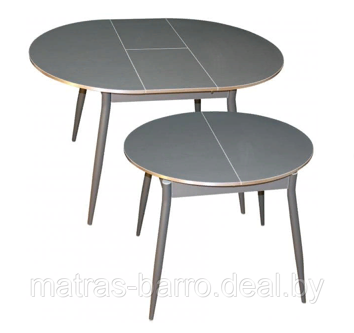 Стол обеденный овальный Сириус М61 дуб Навара/опоры металлик - фото 9 - id-p153863396