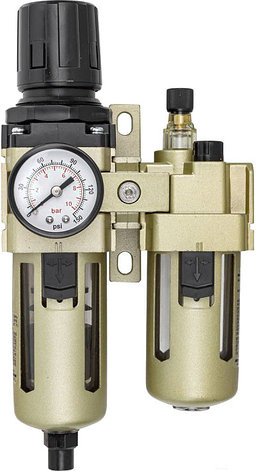 Блок подготовки воздуха 1/4" с автоматическим сливом ROCKFORCE RF-AC3010-02D, фото 2