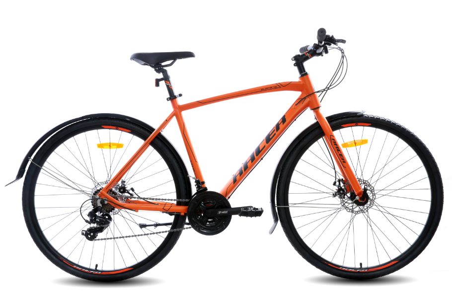 Велосипед Racer Alpina Man 2022 (оранжевый) - фото 1 - id-p206731433
