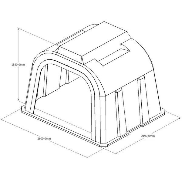 Групповой домик для содержания телят из пластика 2000х2550х1850 - фото 1 - id-p207503944