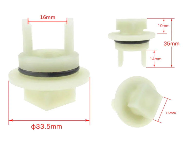 Втулка (муфта) шнека мясорубки Bosch MFW 1501, 1507, 1511, 1545, 1550