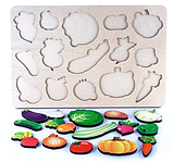 Фрукты. Развивающая доска большая, фото 2