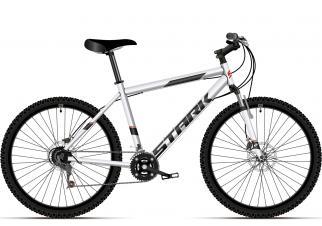 Велосипед Stark Respect 27.1 D Microshift серебристый/черный