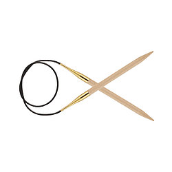 Knit Pro Спицы круговые Basix Birch 2.5 мм 100см, береза