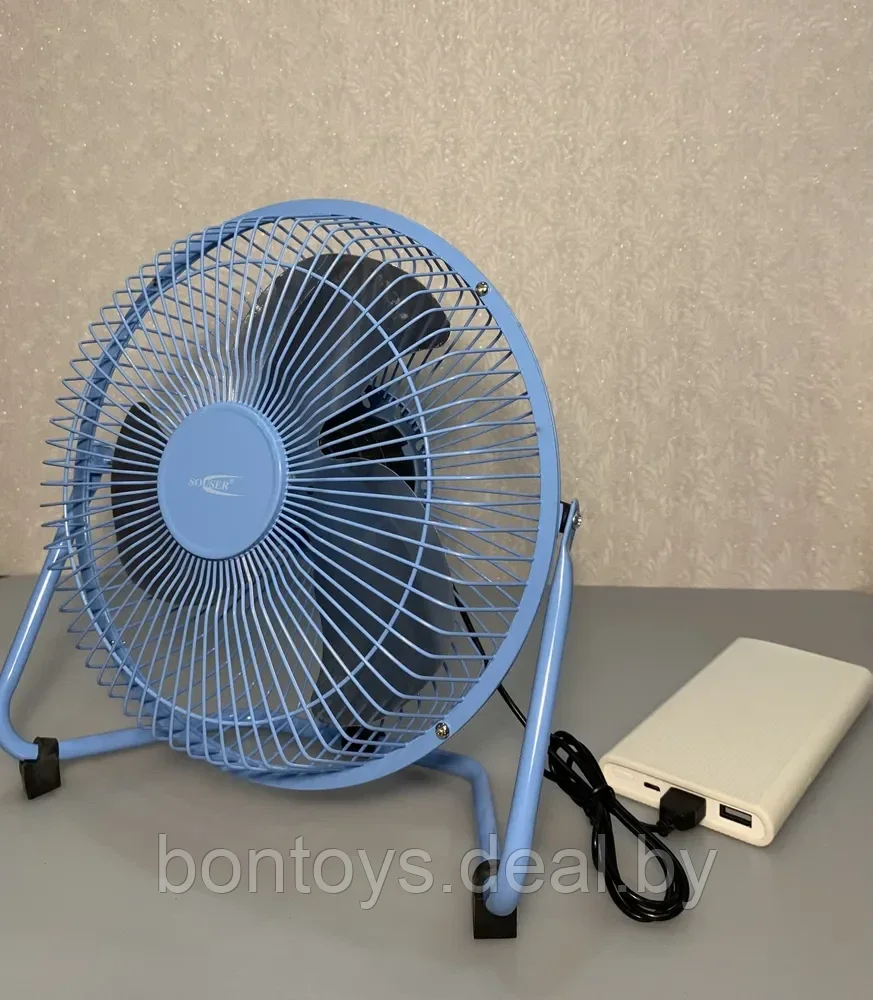 Портативный вентилятор SOUSER А816 / Мини вентилятор настольный USB / Бытовой портативный вентилятор - фото 3 - id-p207510041