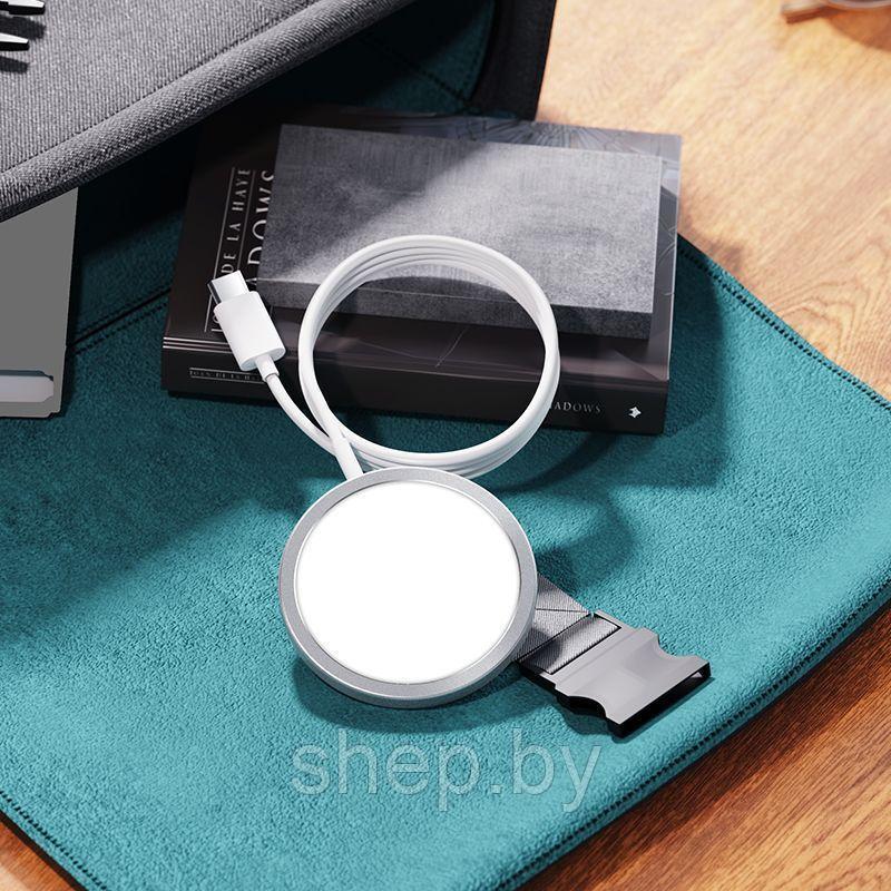 Беспроводное зарядное устройство Hoco CW30 Pro цвет: серебро - фото 7 - id-p207510193