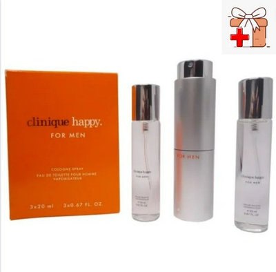 Парфюмерный набор Clinique Happy for Men / edp 3*20 ml