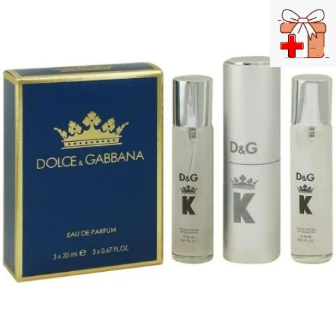 Парфюмерный набор Dolce&Gabbana K by Dolce / edp 3*20 ml - фото 1 - id-p153461155
