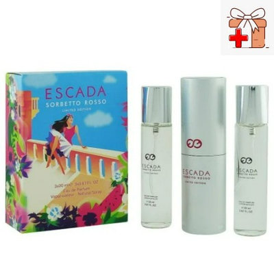 Парфюмерный набор Escada Sorbetto Rosso / edp 3*20 ml