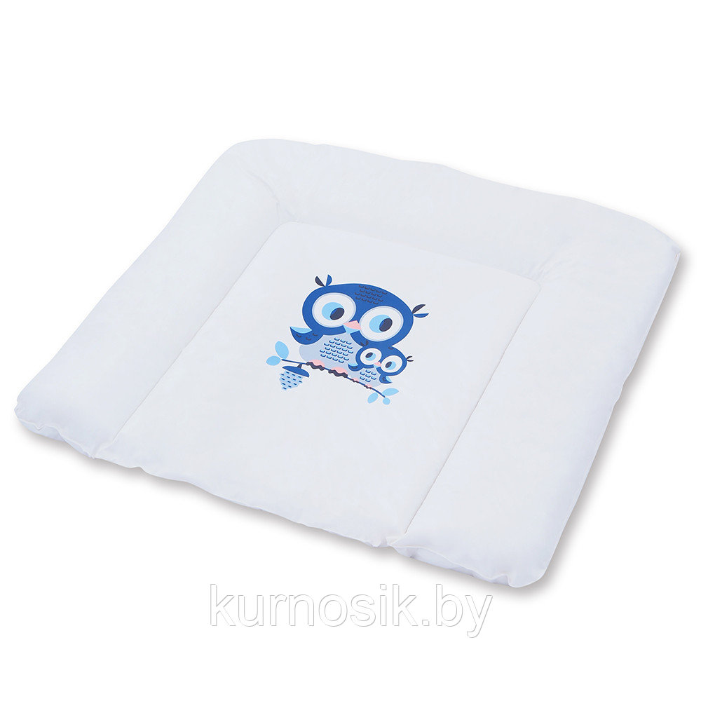 Пеленальный матрас BER BER DINO MAT 50 OWL NAVY СОВЫ Синий - фото 1 - id-p207507521