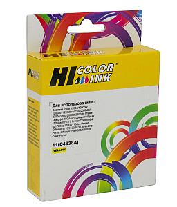 Картридж 11/ C4838AE (для HP Business InkJet 1100/ 2200/ 2250/ 2300/ OfficeJet 9110/ 9130) Hi-Black, жёлтый