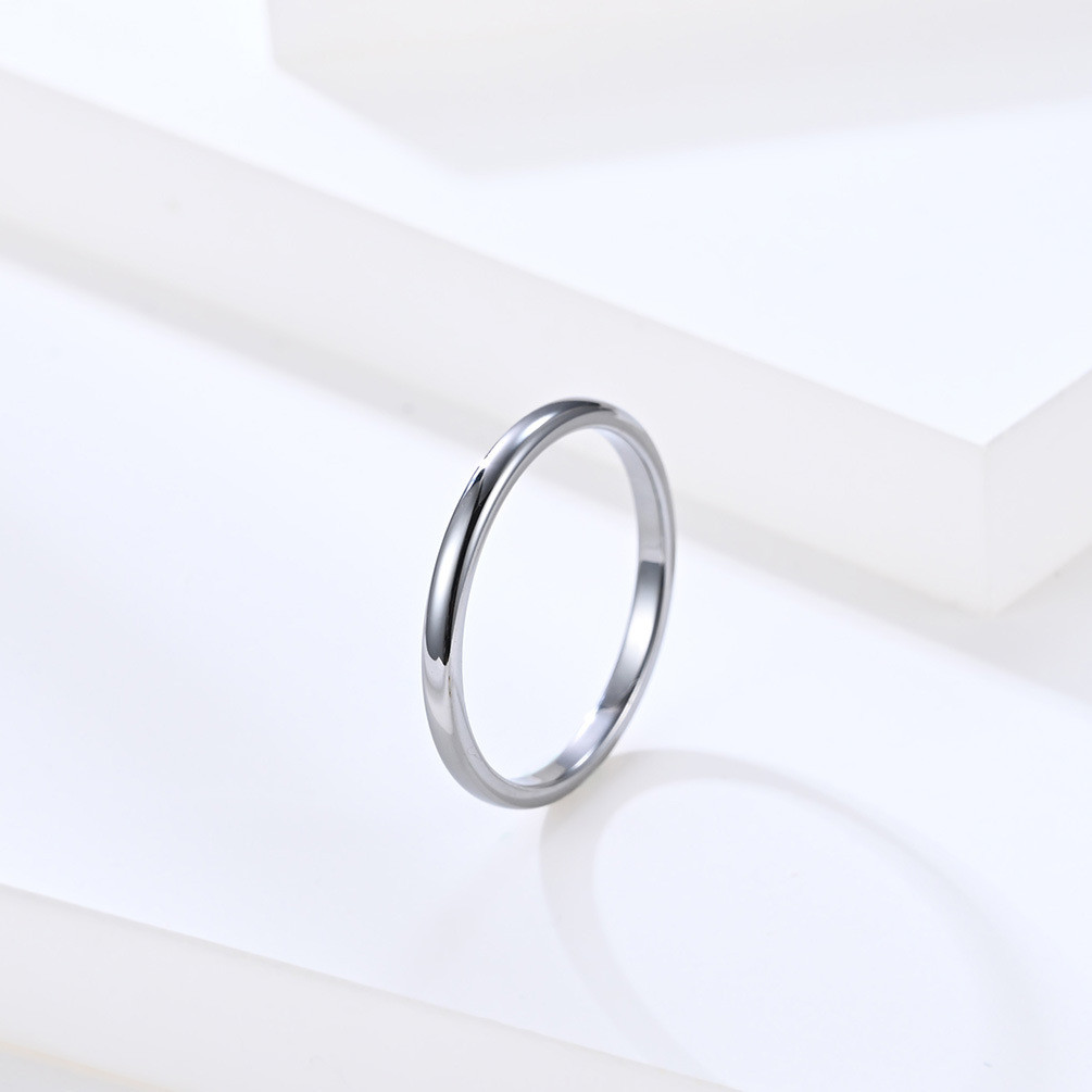Обручальное UNI Silver (обручальное кольцо унисекс из вольфрама) - фото 1 - id-p85324763
