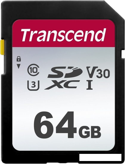 Карта памяти Transcend SDXC 300S 64GB - фото 1 - id-p207511245