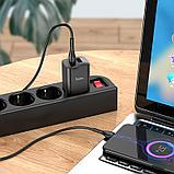 Сетевое зарядное устройство Hoco N25 (2USB: 5V 2.1A +кабель Micro-USB) цвет: белый, черный, фото 6
