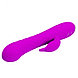 Вибратор-ротатор с клиторальным стимулятором Pretty Love Molly пурпурный, фото 7