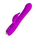 Вибратор-ротатор с клиторальным стимулятором Pretty Love Molly пурпурный, фото 5