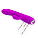 Вакуумно-волновой вибратор с пульсацией и клиторальным стимулятором Pretty Love Regina пурпурный, фото 3