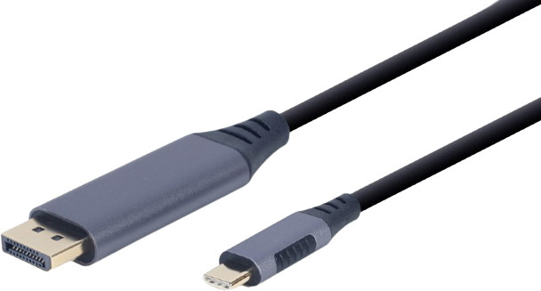 Кабель Cablexpert CC-USB3C-DPF-01-6 USB Type-C - DisplayPort (1.8 м, фиолетовый) - фото 1 - id-p207515210