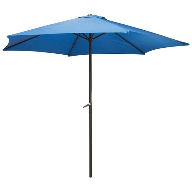 Зонт садовый ECOS GU-01 синий без подставки - фото 1 - id-p207529785