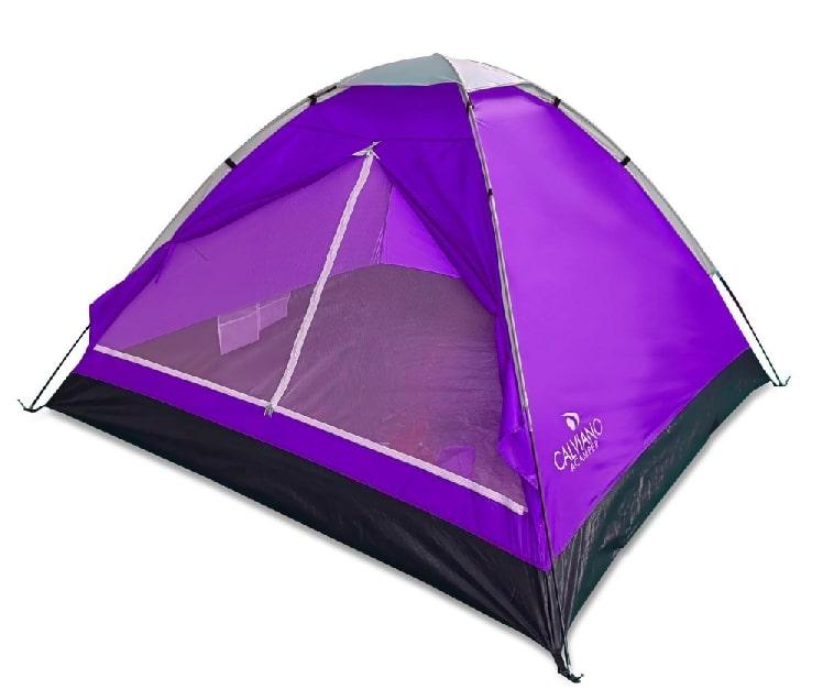 Палатка туристическая ACAMPER Domepack 2-х местная 2500 мм purple - фото 1 - id-p207529802