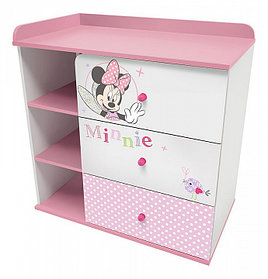 Комод Polini Kids Disney baby 5090 Минни Маус-Фея белый/розовый