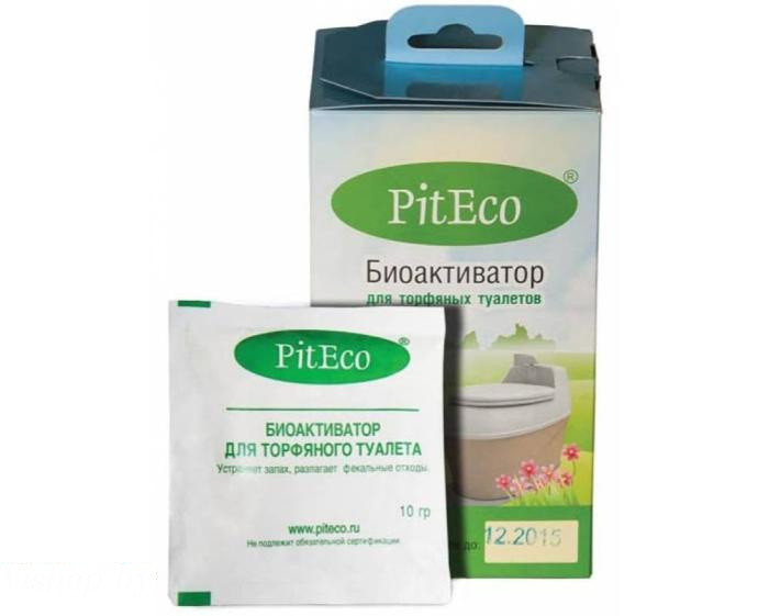 Биоактиватор для торфяных туалетов Piteco 160 гр (16шт) - фото 1 - id-p207529991
