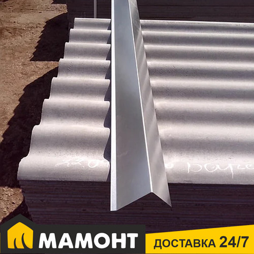 Планка торцевая (ветровая) оцинкованная 9.5x12x200 см