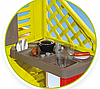Детский игровой домик с кухней Smoby Nature 810702, фото 4