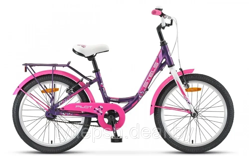 Детский велосипед Stels Pilot 250 Lady 20 V020 2022 (пурпурный) - фото 1 - id-p207553429
