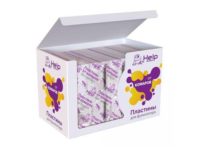 Пластины от комаров без запаха, для всей семьи, 10 шт., HELP (в шоу ...