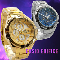 Мужские наручные часы CASIO EDIFICE 1955 с крупным циферблатом. Отличное качество все циферблаты работают!