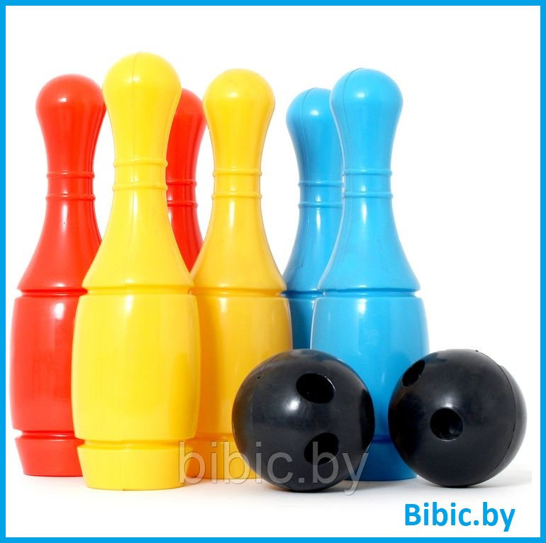 Детский игровой набор для боулинга (кегли, шары) 9012-4, спортивная обучающая игра для детей, фото 1