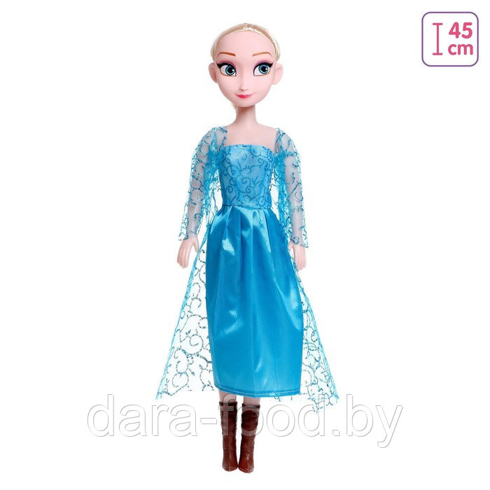 Кукла ростовая «Сказочная принцесса» в платье, звук, высота 45 см, МИКС / 1 шт. - фото 1 - id-p207574869