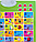Детская интерактивная развивающая таблица Алфавит, обучающий музыкальный плакат игровой для детей малышей, фото 3