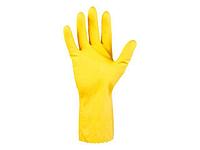 Перчатки К80 Щ50 латексн. защитные промышлен., р-р 8/M, желтые, JetaSafety (Защитные промышл. перчатки из