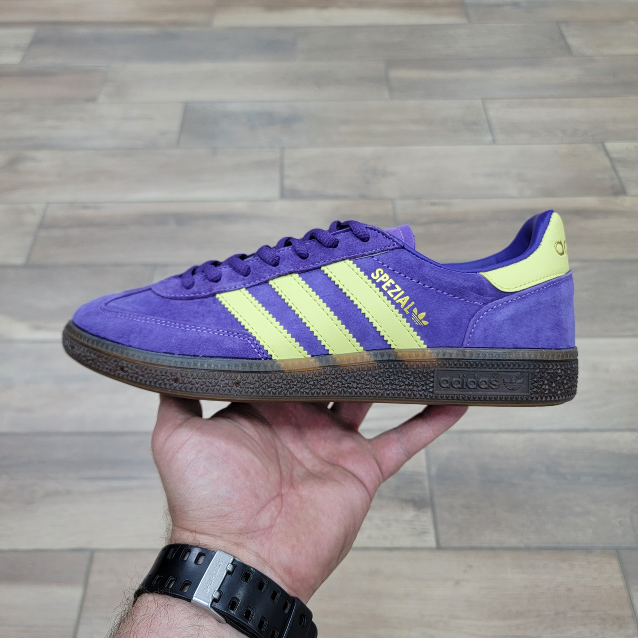 Кроссовки Adidas Spezial Purple Yellow