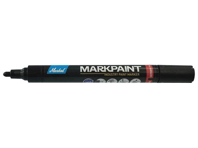 Маркер промышл. перманентный на основе жидк. краски MARKAL MARKPAINT ЧЕРНЫЙ (Толщина линии 2 мм. Цвет черный) - фото 1 - id-p207579711