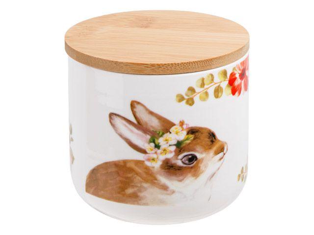 Банка для сыпучих продуктов керамическая 500 мл, серия EASTER BUNNY, PERFECTO LINEA - фото 1 - id-p207578680