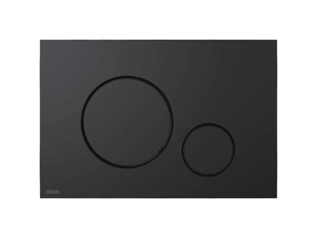 Кнопка управления для систем инсталляций (черная), Alcaplast - фото 1 - id-p207572427