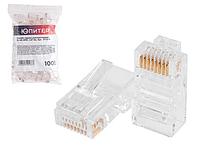 Разъем (джек) компьютерный RJ-45 8P8C CAT 6e (100 шт.) Юпитер (ЮПИТЕР)