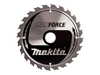 Диск пильный 270х30 мм 24 зуб. по дереву MAKFORCE MAKITA (Пильный диск для дерева MAKFORCE, 270x30x1.8x24T)