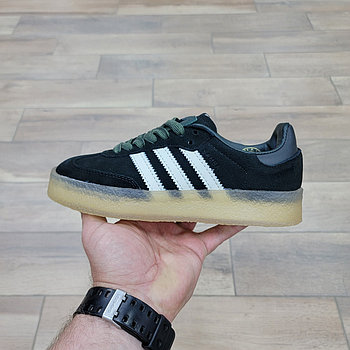 Кроссовки Ronnie Fieg X Clarks X Adidas 8th Street Samba Shadow Black Green