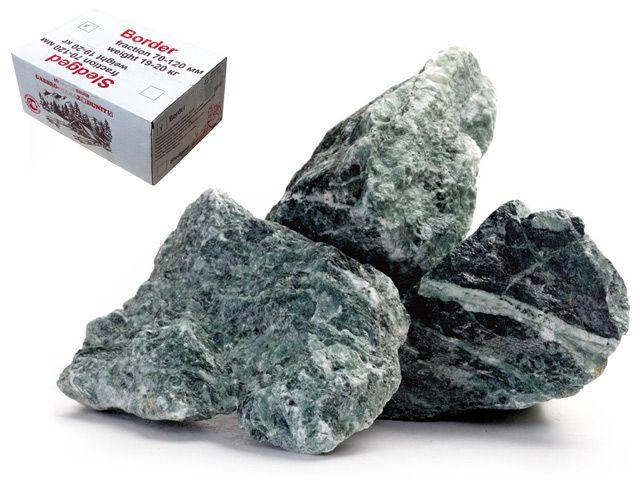 Камень для бани Перидотид колотый, коробка по 20 кг, ARIZONE - фото 1 - id-p207578933