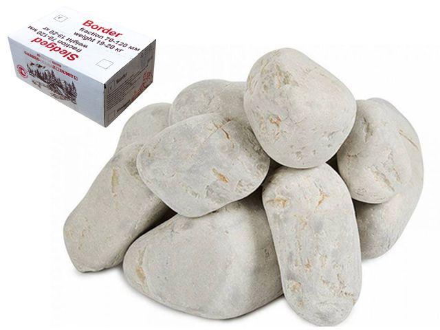 Камень для бани Талькохлорит, обвалованный, коробка по 20 кг, ARIZONE - фото 1 - id-p207578935