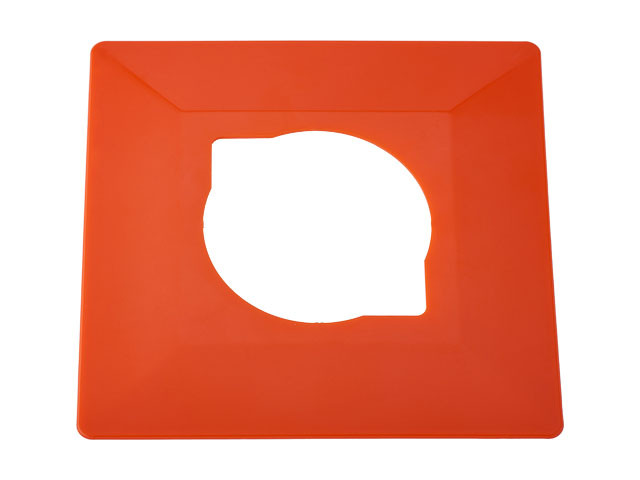 Рамка 1-местная декоративная оранжевая BYLECTRICA - фото 1 - id-p207576020