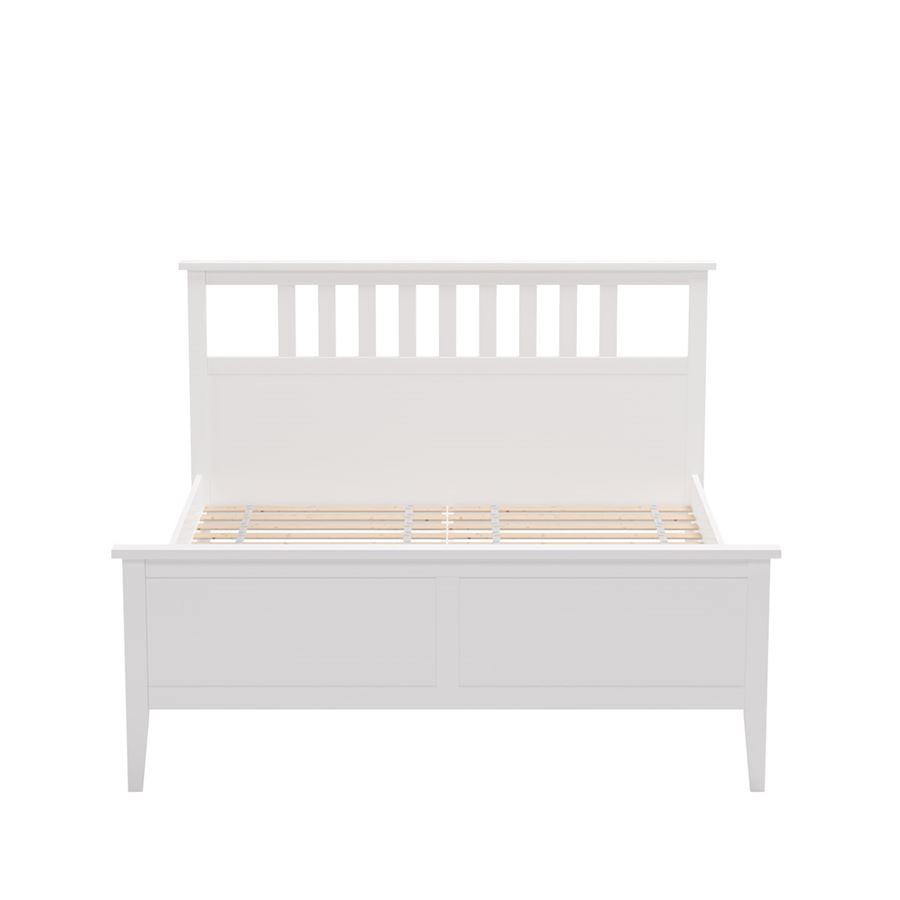 Кровать "Мира" с деревянным основанием на ленте (160х200 / Белый) - фото 9 - id-p207585681