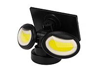 Прожектор садовый на солнечной батарее NEW AGE COB 8Вт 6500K LED LAMPER (с датчиками движения и освещенности,