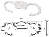 Держатель гибкого соединения (уп.10шт), Alcaplast