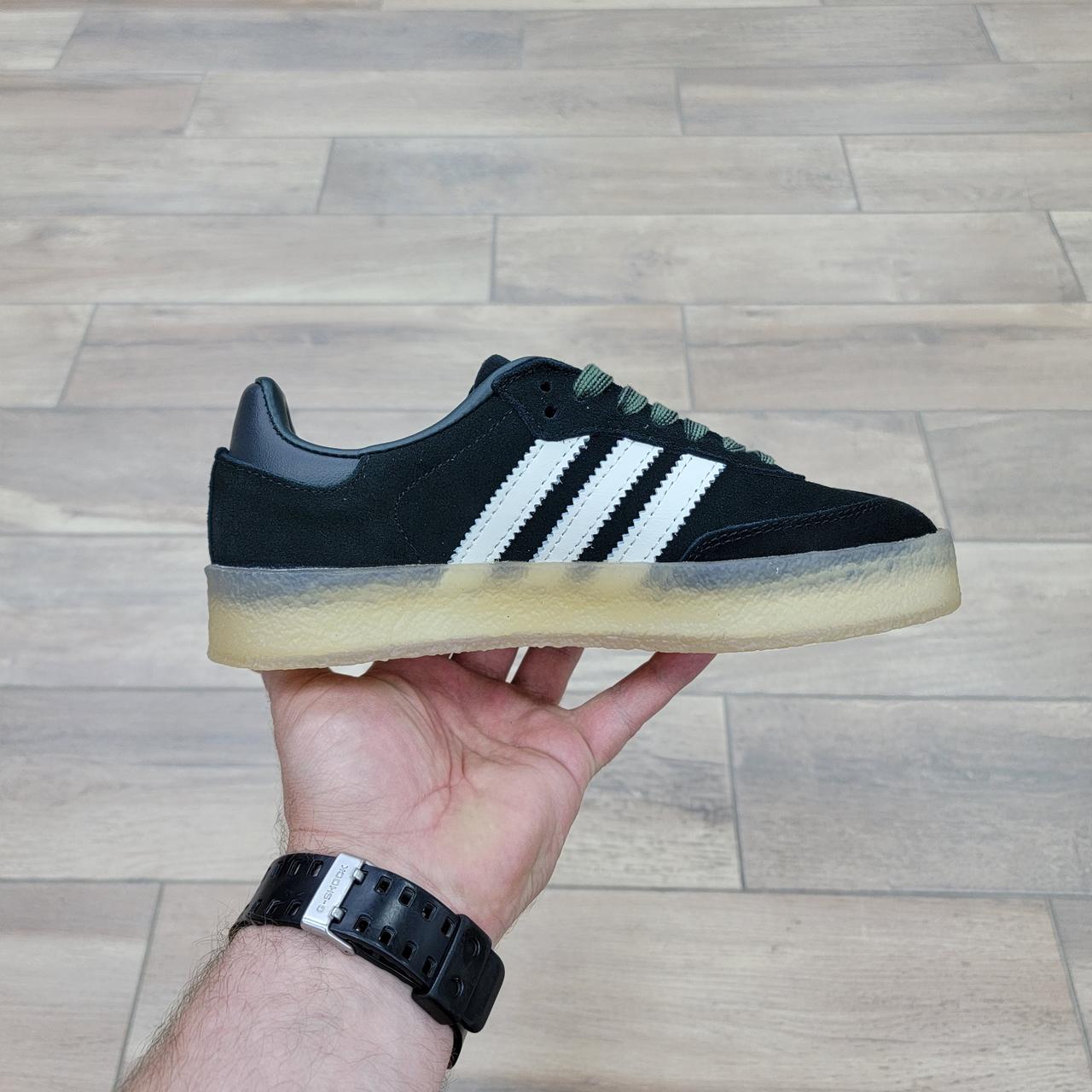 Кроссовки Ronnie Fieg X Clarks X Wmns Adidas 8th Street Samba Shadow Green - фото 3 - id-p207519345